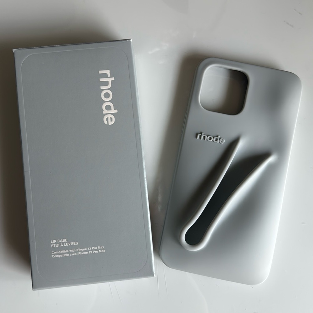 RHODE Gray lip Case for iPhone 13 Pro Max